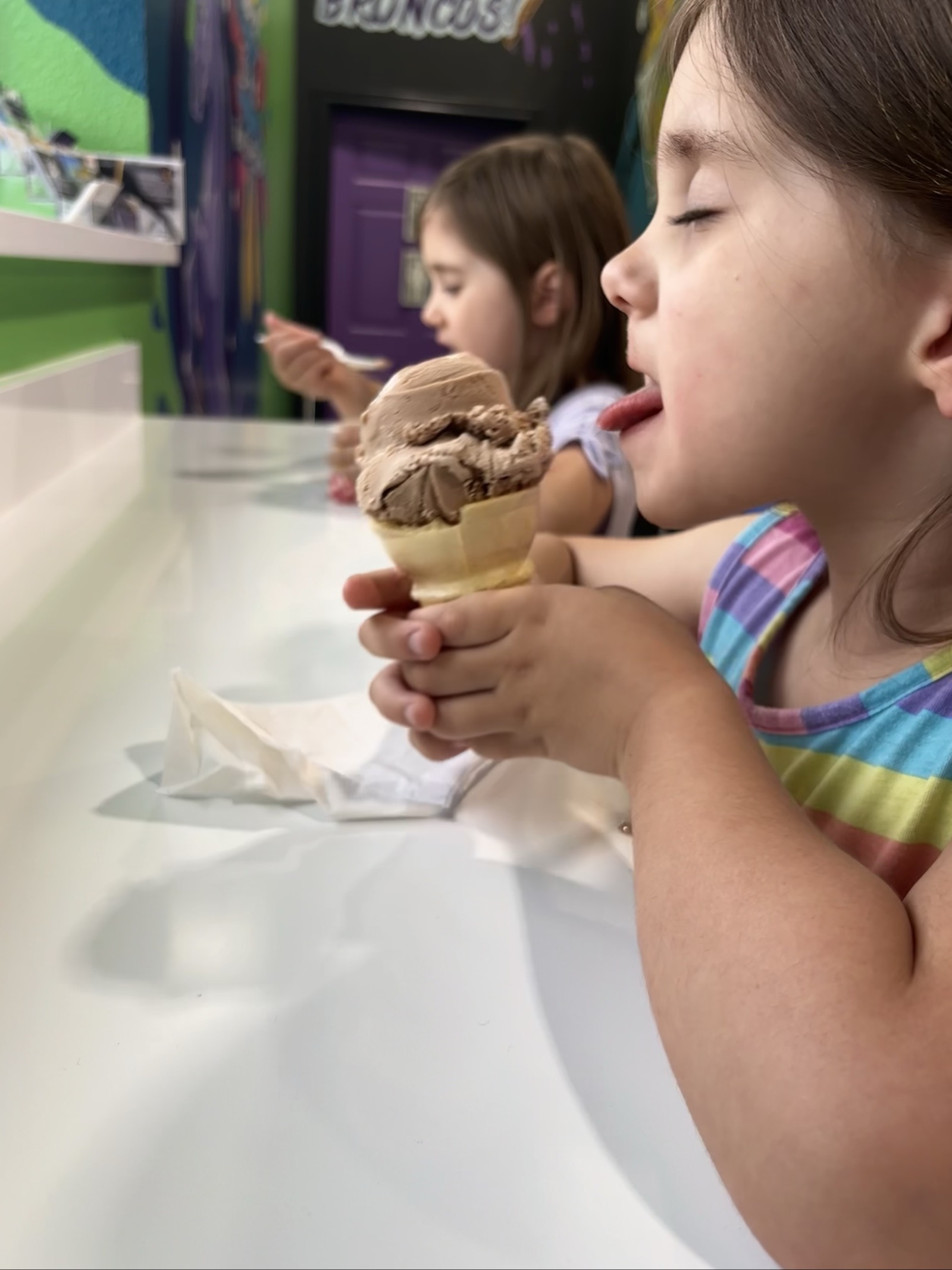 Sweet Scoops Ice Cream interior showcasing our welcoming atmosphere