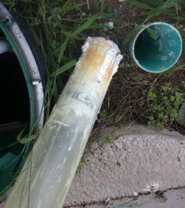 Septic Tablets stuck in tube